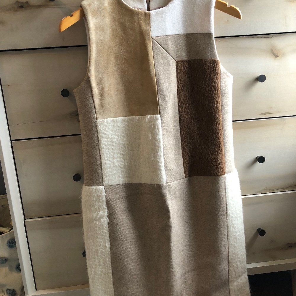 Edun Color Block Sleeveless Mini Dress sz XS